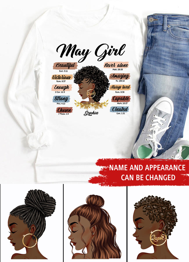 May Birthday Shirt, Custom Birthday Shirt, Queens are Born In May, May Birthday Shirts For Woman, May Birthday Gifts