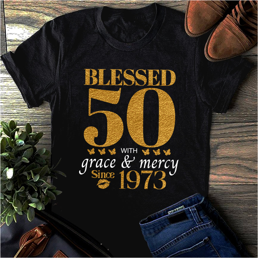 50th Birthday Shirts For Her, 1973 T Shirt, 50 And Fabulous Shirt, 50th Birthday Shirt Ideas, Gift Ideas 50th Birthday Woman