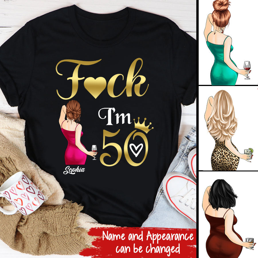 50th Birthday Shirts, Custom Birthday Shirts, Turning 50 Shirt, Gifts For Women Turning 50, 50 And Fabulous Shirt, 1973 Shirt
