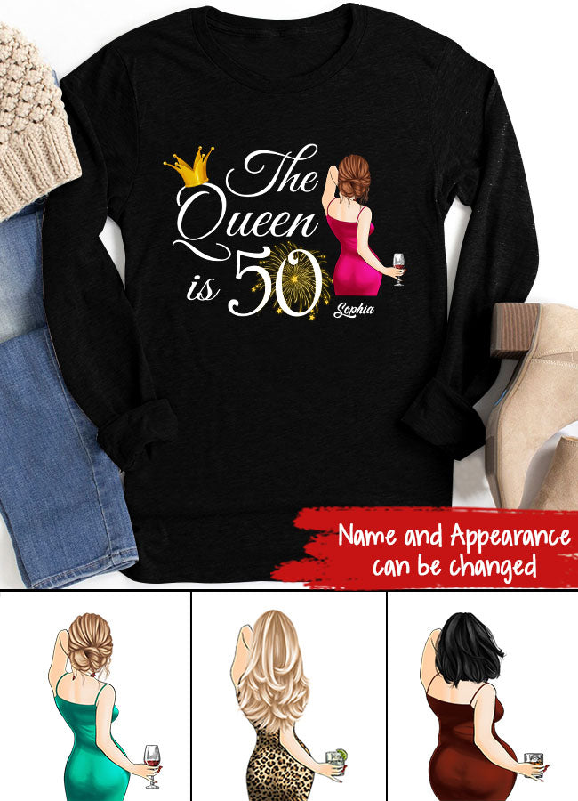 I&#39;m 50 shirt Vintage 1973 Shirt, 50th Birthday Unique Gifts For Woman,50th Birthday Ideas Turning 50 Years Old Cotton Shirt