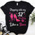 Stepping into my 52nd Birthday Like a Boss, 52nd birthday unique gifts for woman, 52nd birthday ideas, Turning 52 years old cotton shirt