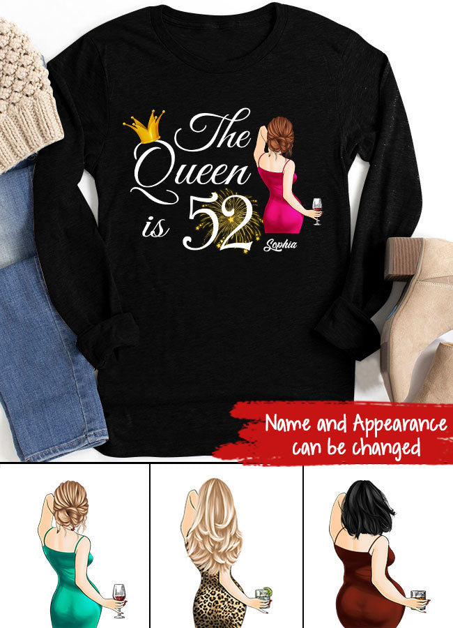Custom Birthday Shirts, Chapter 52, Fabulous Since 1971 52nd Birthday Unique T Shirt For Woman, Her Gifts For 52 Years Old, Turning 52 Birthday Cotton Shirt