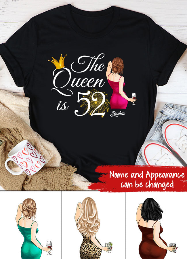 Custom Birthday Shirts, Chapter 52, Fabulous Since 1971 52nd Birthday Unique T Shirt For Woman, Her Gifts For 52 Years Old, Turning 52 Birthday Cotton Shirt