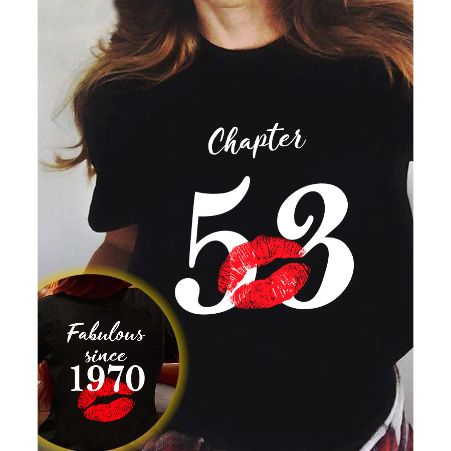 53rd Birthday Gifts Ideas 53rd Birthday Shirt For Her Back In 1970 Turning 53 Shirts 53rd Birthday T Shirts For Woman