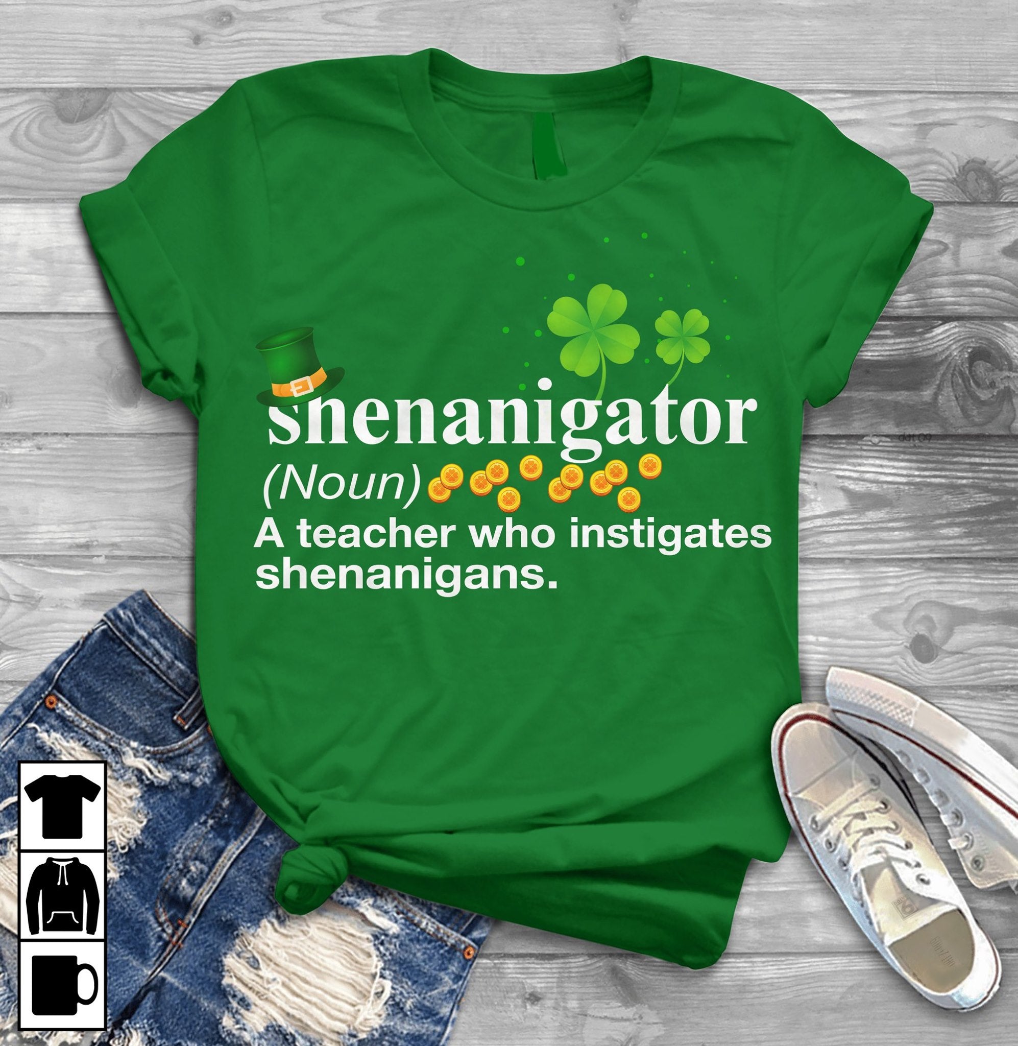 Shenanigator Shirt, Teacher St Patrick's Day, Shamrock Shirt, Luck Of The Irish, Patty's Day, Clover Shirt