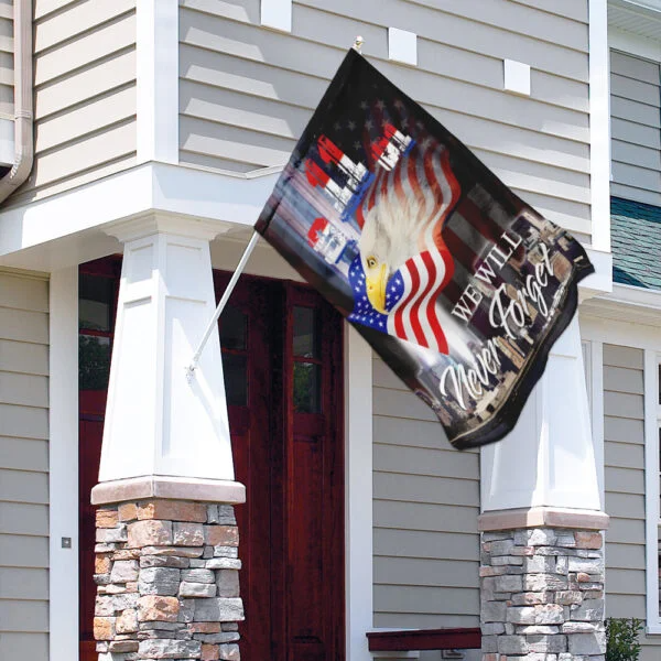 9 11 Never Forget Eagle Flag Patriot Day American Flag
