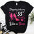 Stepping into my 55th Birthday Like a Boss, 55th birthday unique gifts for woman, 55th birthday ideas, Turning 55 years old cotton shirt