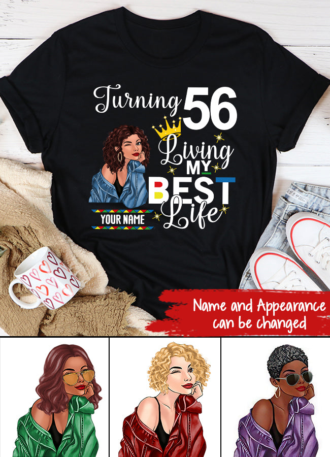 Custom Birthday Shirts, Chapter 56, Fabulous Since 1966 56th Birthday Unique T Shirt For Woman, Her Gifts For 56 Years Old, Turning 56 Birthday Cotton Shirt