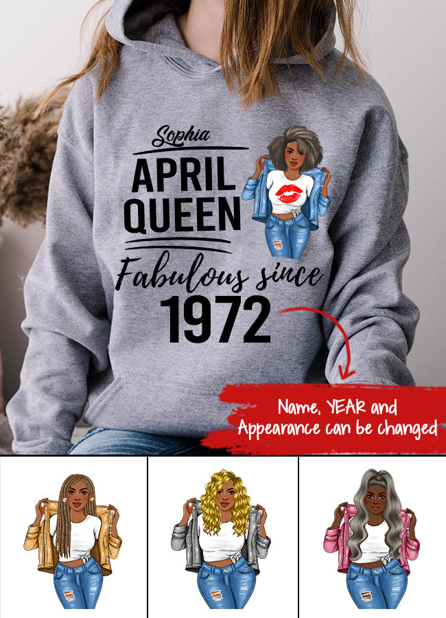 April Birthday Shirt, Custom Birthday Shirt, Queens Born In April, April Birthday Gifts, April shirts for Woman