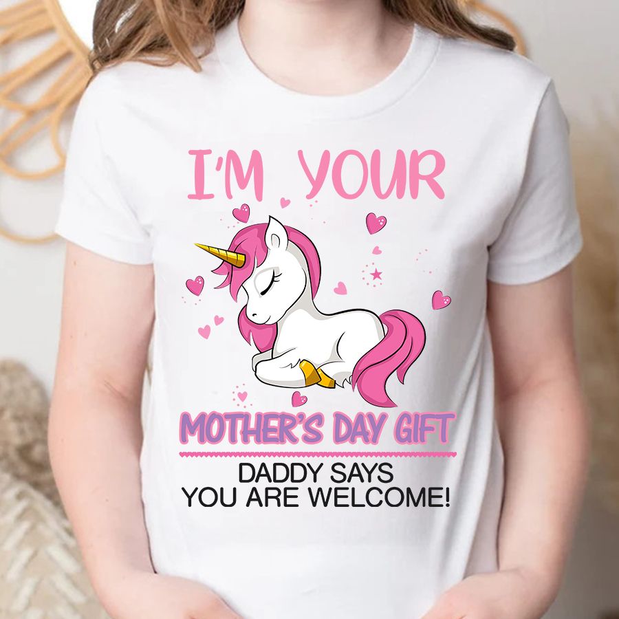 Mother's Day Gift From Daughter, Unicorn T Shirts, Mother's Day T Shirt, Mother's Day Tee Shirts, Funny Mothers Day Shirts, Mother Day Gift