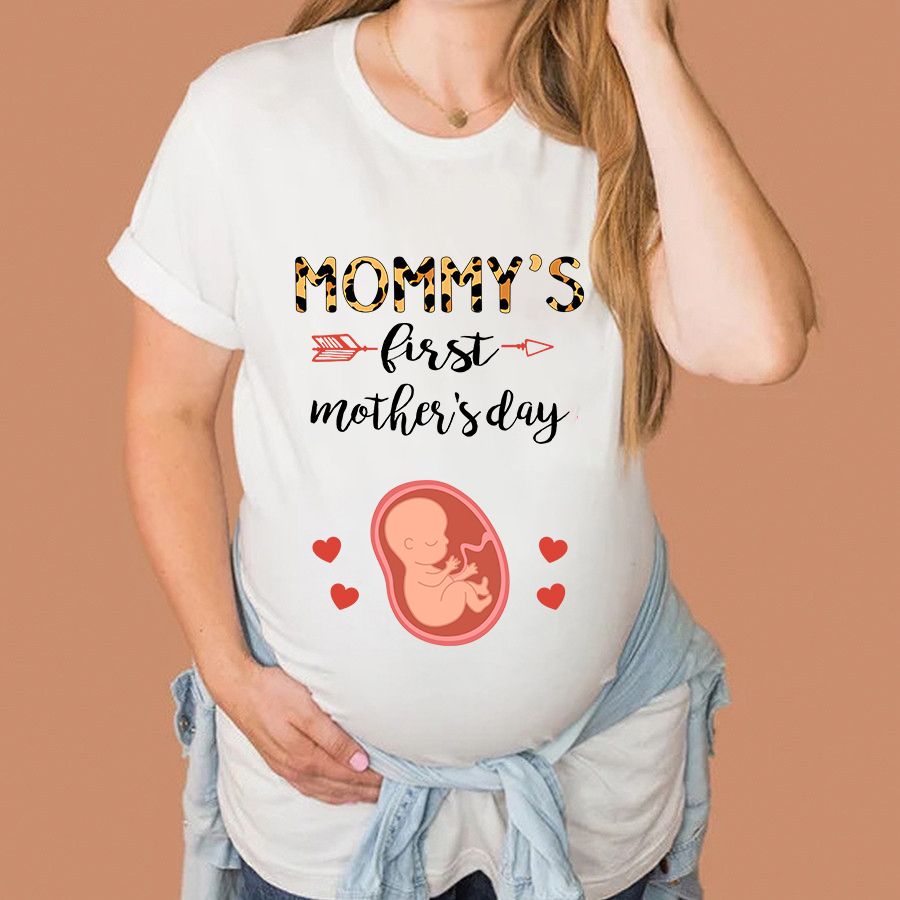 Mommy Shirt, Mothers Day Shirt, First Mothers Day  Shirt, Mom Pregnancy Shirt, My First Mothers Day Shirt, First Mothers Day Gift, Mother Day Gift