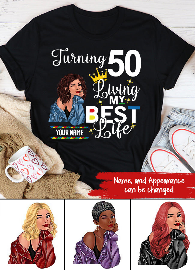 50th Birthday Shirts, Custom Birthday Shirts, Turning 50 Shirt for Women, Turning 50 and Fabulous Shirt, 1973 Shirt, Best Gifts for Women Turning 50.