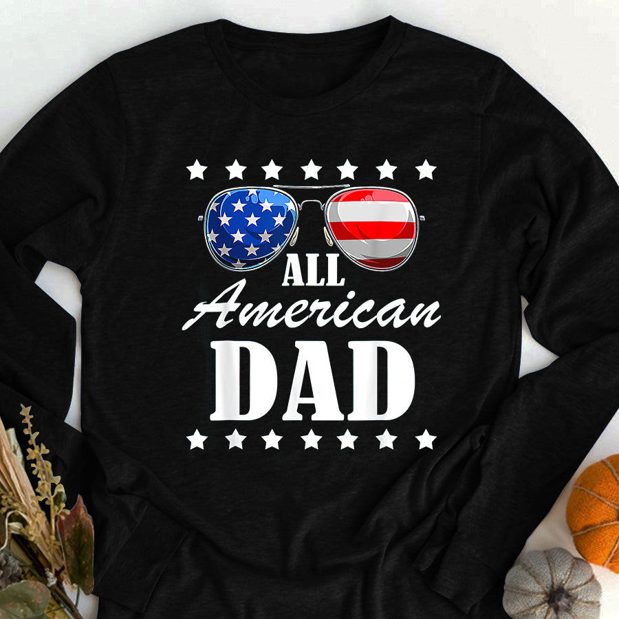 Patriot Day 2022 Shirt 911 Memorial Shirts Fathers Day Gift  All American Patriot USA Dad T-Shirt
