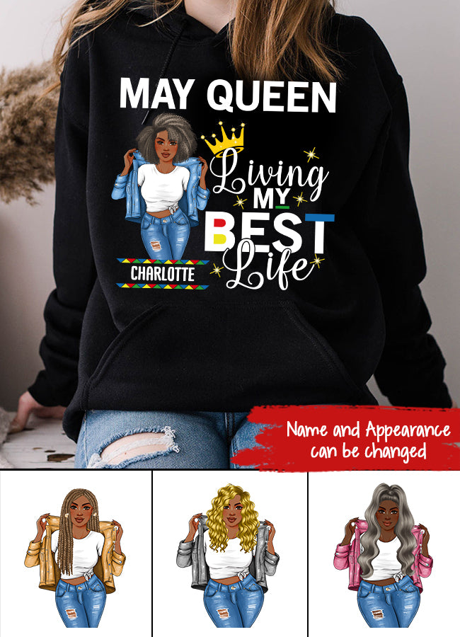 May Birthday Shirt, Custom Birthday Shirt, Queens Born In  May, May Birthday Gifts,  May Birthday Gifts