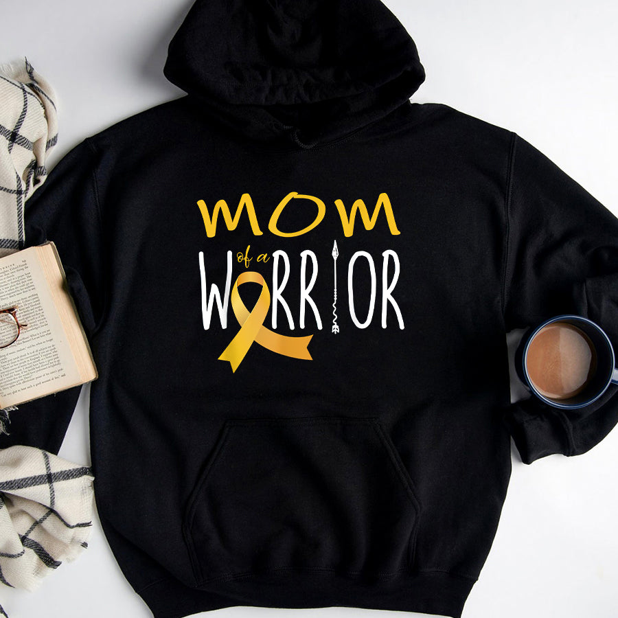 Childhood Cancer Awareness Shirt Childhood cancer awareness mom of a warrior T-Shirt