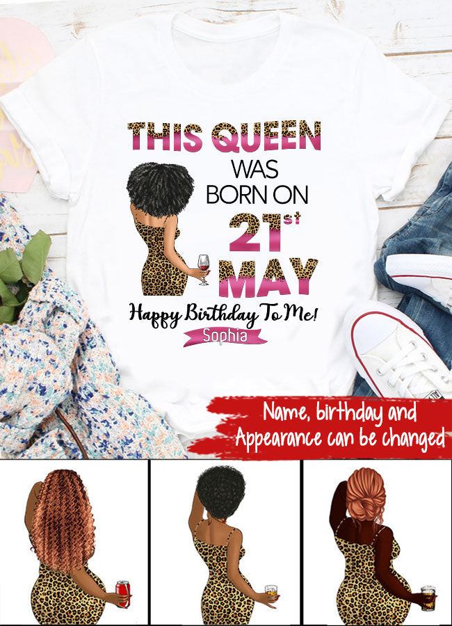 May Birthday Shirt, Custom Birthday Shirt, Queens Are Born In May, May Birthday Shirts For Woman, May Birthday Gifts