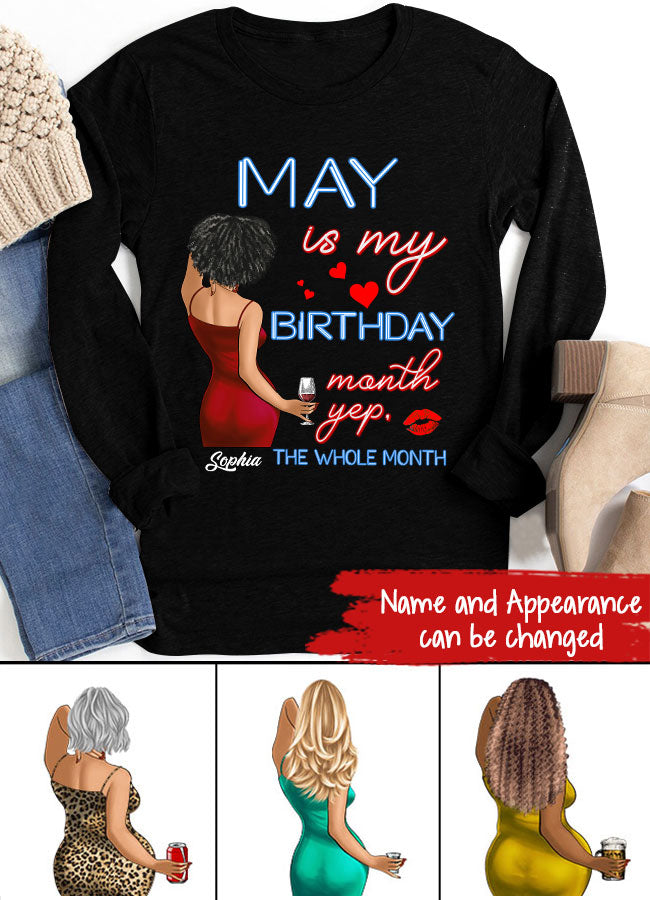 May Birthday Shirt, Custom Birthday Shirt, Queens was Born In May, May Birthday Shirts For Woman, May Birthday Gifts