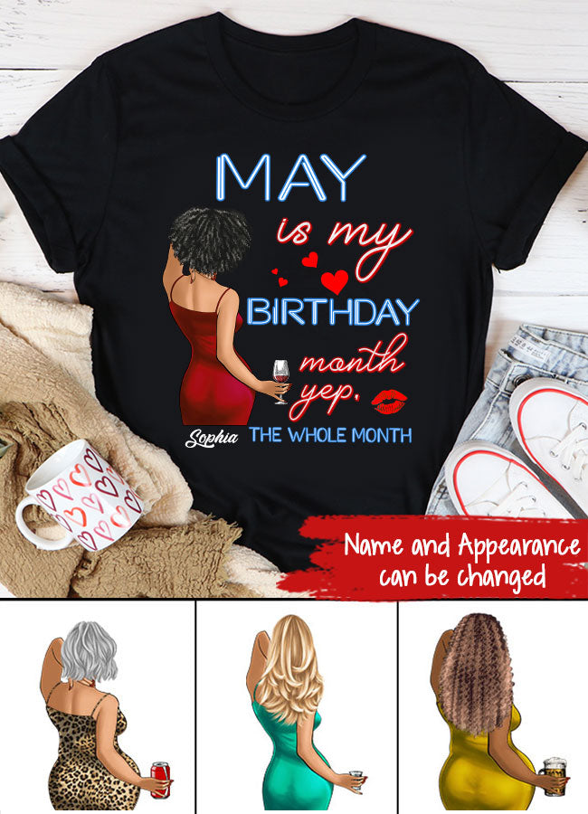 May Birthday Shirt, Custom Birthday Shirt, Queens was Born In May, May Birthday Shirts For Woman, May Birthday Gifts