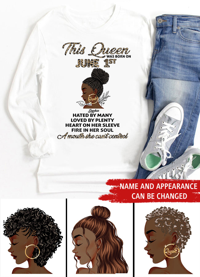 June Birthday Shirt, Custom Birthday Shirt, Queens Born In June, June Birthday Shirts For Woman, June Birthday Gifts