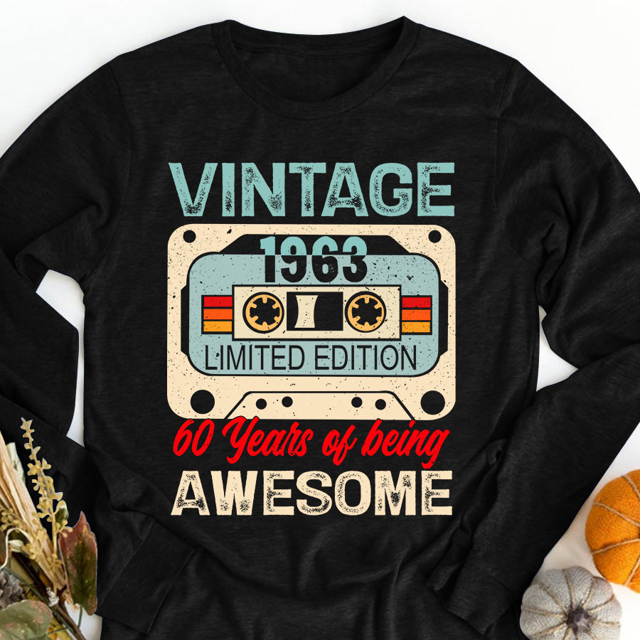 60th Birthday Shirts, 60th Birthday Shirts For Him, Turning 60 Shirt, Gifts For Men Turning 60, 60 And Fabulous Shirt