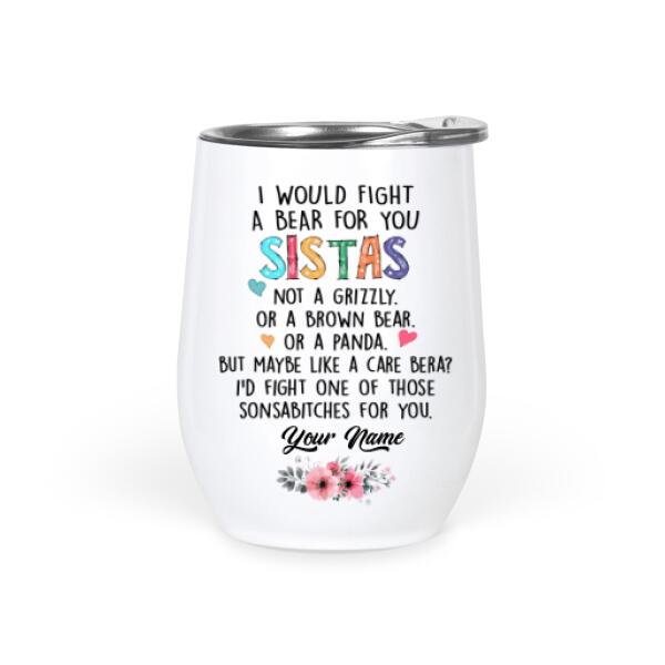 Personalized Black Women Tumbler - Do not worry about anyone