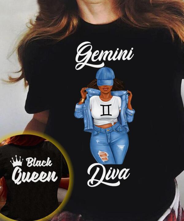 Personalized Gemini shirt, Gemini Birthday T Shirt, customize birthday shirt for woman