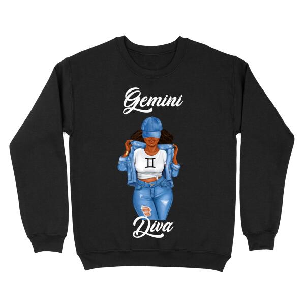 Personalized Gemini shirt, Gemini Birthday T Shirt, customize birthday shirt for woman