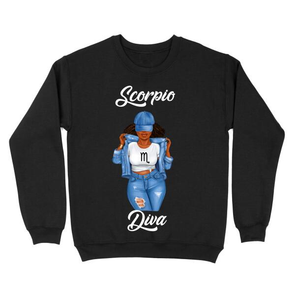 Personalized Zodiac shirt, Zodiac Birthday T Shirt, customize birthday shirts for woman