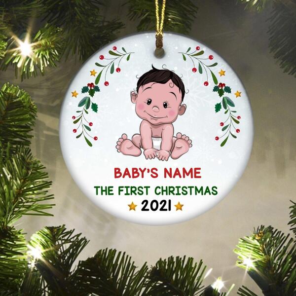 Personalized Christmas Ornaments, 1st Christmas Ornament, Babys first christmas ornament, first christmas ornament