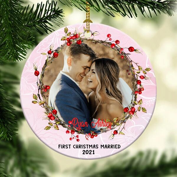 Personalized Couple Ornaments, Couples Christmas Ornaments, Couples First Christmas Ornament, Couple Ornaments