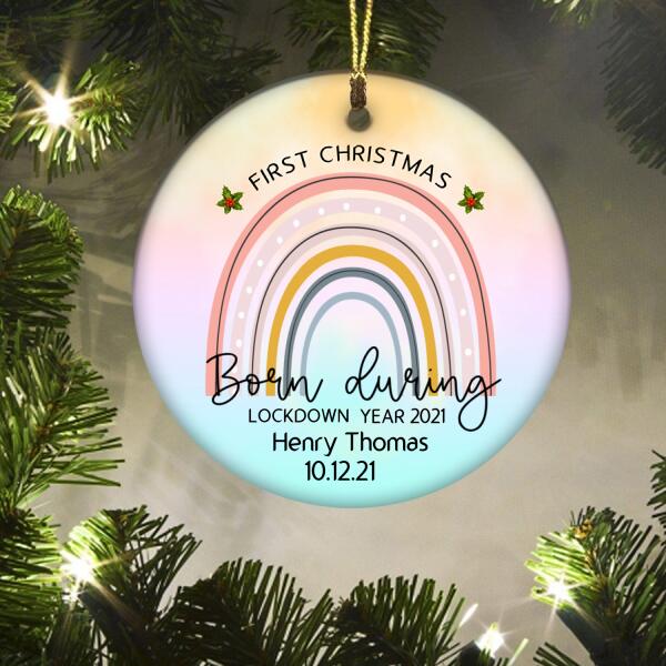 Personalized Christmas Ornaments, 1st Christmas Ornament, Babys first christmas ornament, first christmas ornament