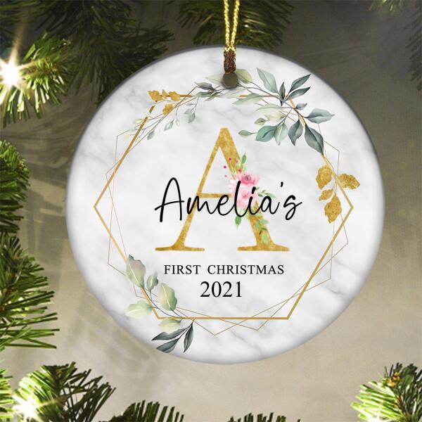 Personalized First Christmas Ornament, 1st Christmas Ornament, 1st Christmas Together Ornament, Babys 1st Christmas Ornament