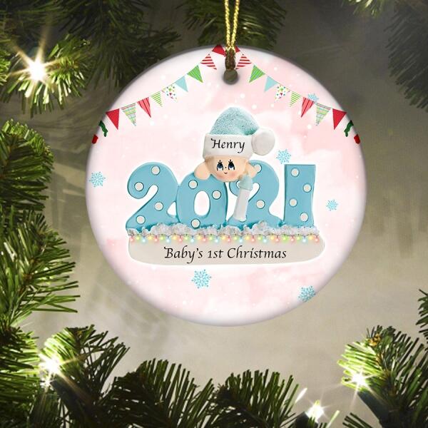 Personalized first christmas ornament, 1st Christmas Ornament, babys 1st christmas ornament, 1st Christmas Together Ornament