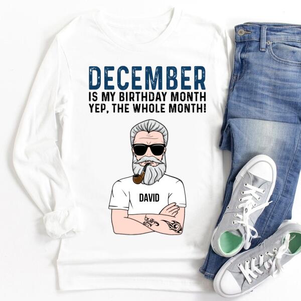 Legends are born in December, birthday gifts for him, custom birthday shirt, december shirt for him, December is my birthday month