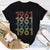 Chapter 61, Fabulous Since 1961 61st Birthday Unique T Shirt For Woman, Her Gifts For 61 Years Old , Turning 61 Birthday Cotton Shirt