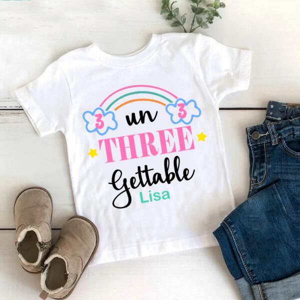 Third Birthday shirt, 3rd Birthday Shirt, Custom Birthday Shirt, Rainbow Birthday Shirt, Third Birthday Shirt, 3 Birthday Shirt, Cute Birthday Shirt Ideas, Best T Shirts 2021, Baby Shirt, Baby Shirt