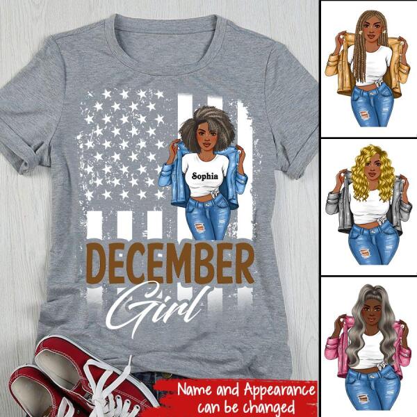 December Birthday Shirt, Custom Birthday Shirt, Queens Born In December, December Birthday Gifts, December Birthday Gifts