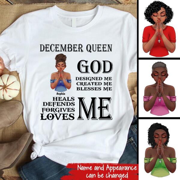 December Birthday Shirt, Custom Birthday Shirt, Queens Born In December, December Birthday Gifts, December Birthday Gifts