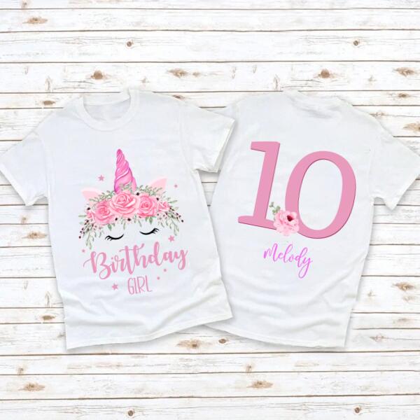 10th Birthday Shirt, Custom Birthday Shirt, Girl, 10th Birthday Shirt Ideas, Double Digits Birthday Shirt, Best T Shirts 2021, Baby Shirt