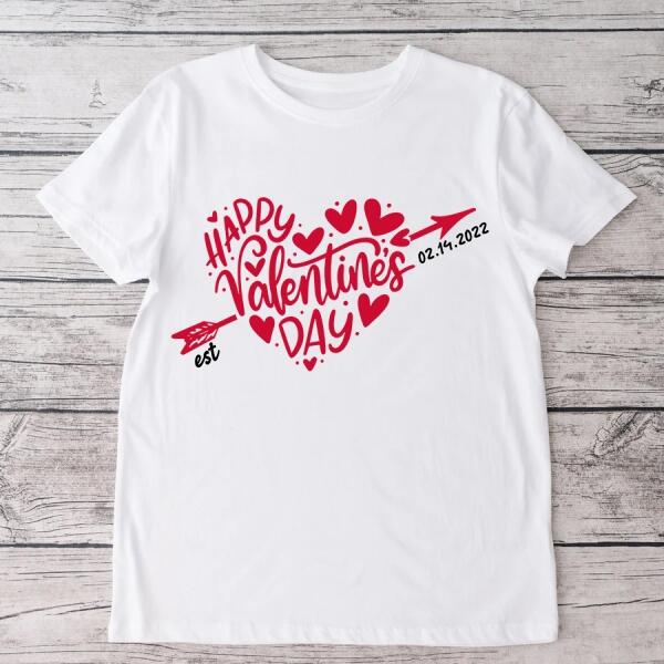 Custom Valentines Day Shirts, Valentine&#39;s Day Matching Shirts, Couples Valentines Day Shirts, Matching T Shirts For Couples, His And Her Valentine Shirts, Couple Shirt, Husband And Wife Shirt