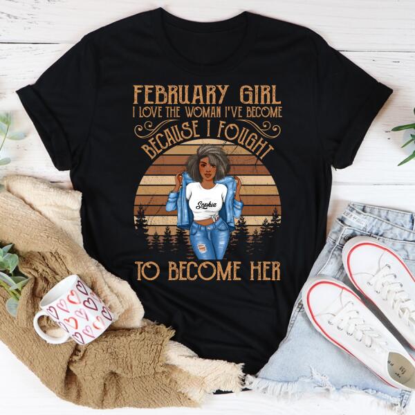 February Birthday Shirt, Custom Birthday Shirt, Queens Born In February, February Birthday Gifts, February Birthday Gifts