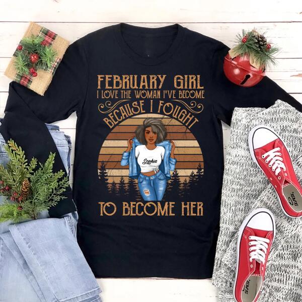 February Birthday Shirt, Custom Birthday Shirt, Queens Born In February, February Birthday Gifts, February Birthday Gifts