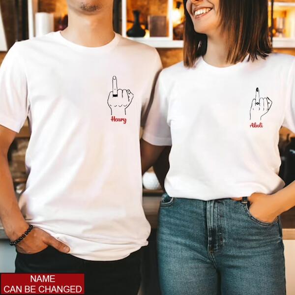 Custom Valentines Day Shirts, Valentine&#39;s Day Matching Shirts, Couples Valentines Day Shirts, Matching T Shirts For Couples, His And Her Valentine Shirts, Couple Shirt, Husband And Wife Shirt