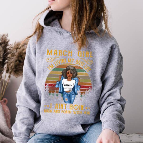 March Birthday Shirt, Custom Birthday Shirt, Queens Born In March, March Birthday Shirts For Woman, March Birthday Gifts