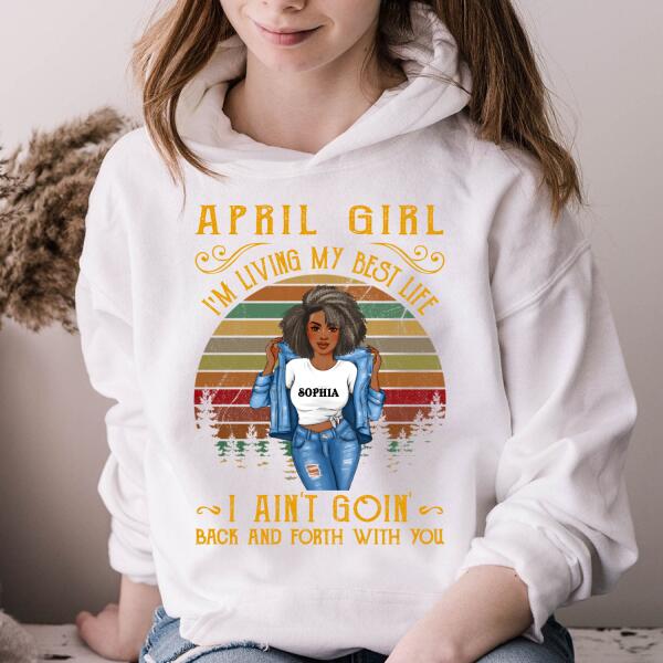 April Birthday Shirt, Custom Birthday Shirt, Queens Born In April, April Birthday Shirts For Woman, April Birthday Gifts