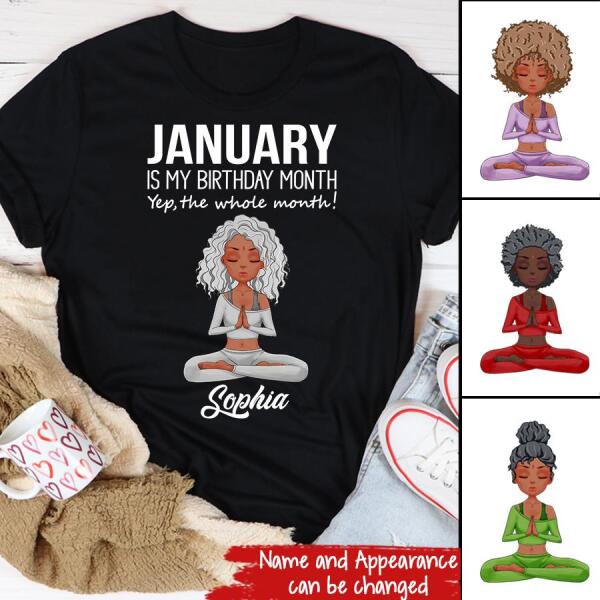 January Birthday Shirt, Custom Birthday Shirt, Queens Born In January, January Birthday Shirts For Woman, January Birthday Gifts