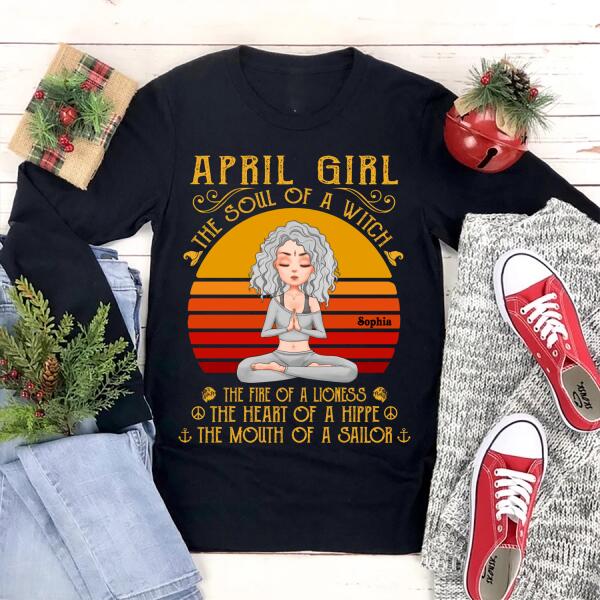 April Birthday Shirt, Custom Birthday Shirt, Queens Born In April, April Birthday Shirts For Woman, April Birthday Gifts