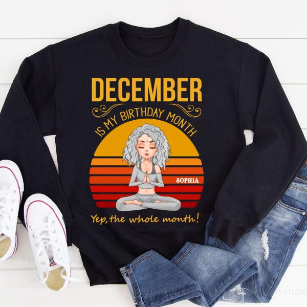 December Birthday Shirt, Custom Birthday Shirt, Queens Born In December, December Birthday Shirts For Woman, December Birthday Gifts