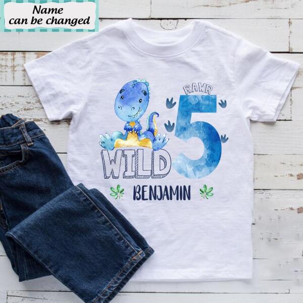 5th Birthday Shirt, Custom Birthday Shirt, Dinosaur Birthday Shirt, Five Birthday Shirt, 5th Birthday T Shirt, Baby Shirt