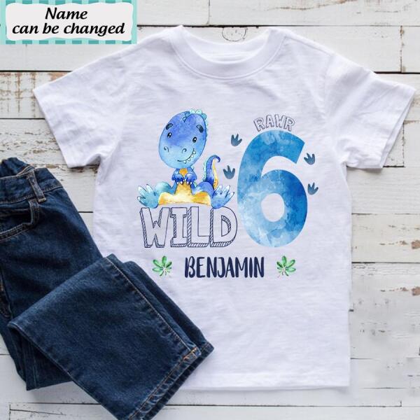 6th Birthday Shirt, Custom Birthday Shirt, Dinosaur Birthday Shirt, Six Birthday Shirt, 6th Birthday T Shirt, Baby Shirt